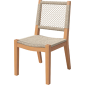 Carmel Teak Wood Outdoor Dining Chair