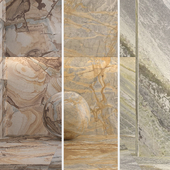 Grigio Siena marble, Irish Green, Stone Wood. 2700x1700 mm