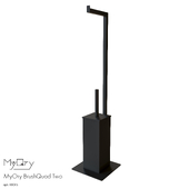 BrushQuad Two Paper and Brush Holder by MyOry