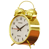 Lexazo Twin Bell Alarm Clock - Golden