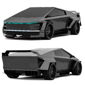 Tesla Cybertruck V2 Widebody Concept