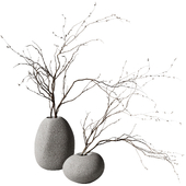 Japan vase with branch