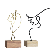 Decorative figurines.
