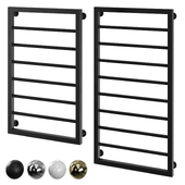 Water heated towel rail Chancellor in 4 colors 800/1000