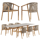 Ditre Italia Isamu dining set