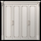 blk wood classical wardrobe art 0020