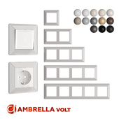 OM Frames for sockets and switches Ambrella Volt series Line