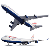 BOEING 747 British airways Passenger aircraft