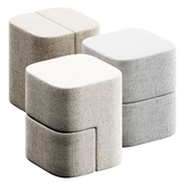 Carpanese Home ROCHA | Pouf