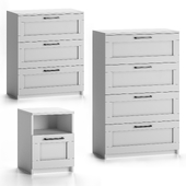 Lappi chest of drawers in Scandinavian style