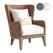 Dillon Wingback Chair Palecek