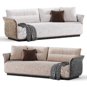 MON ALLURE 2 seater fabric sofa