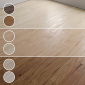 Hickory Rockford Hardwood Flooring in 6 Variations | 5K | PBR