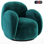 Swivel chair Teop Cozy Milk