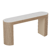 Console fluted table