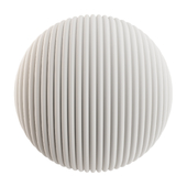 Rounded Reeded Wall