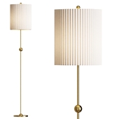 Marceau Boule Polished Brass Floor Lamp