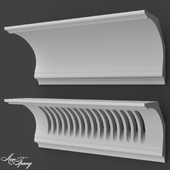 Cornice No. 584 with ventilation variation