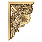Bracket Carved Plaster Molding Decoration 03