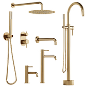 Boheme Uno mixers and shower set