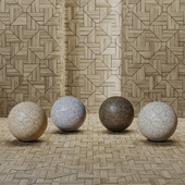 Floor Wood Collection Seamless PBR Material