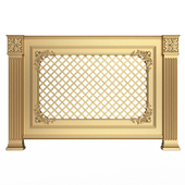 Radiator Cover Decorative Screening Grille Panel 01