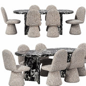 Rosaline Dining Table Fenton Dining Chair