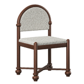 Chair with semicircular back Highquality loft-concept