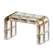 Glass Block Coffee Table