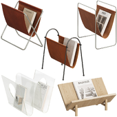 Set of book stands