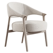 Japandi Accent Chair Armchair