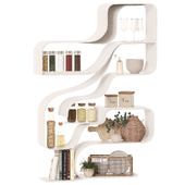 Organic Flow Shelf Set
