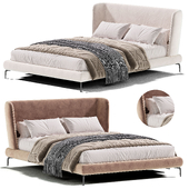Carrara bed on legs