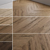 Laminate Oak Beijing Puer with defects in 6 variants | 5K | PBR