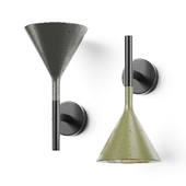 Foscarini Aplomb Mini LED Cement Wall Lamp