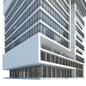 High-rise office building No.8 - Building - 3D model