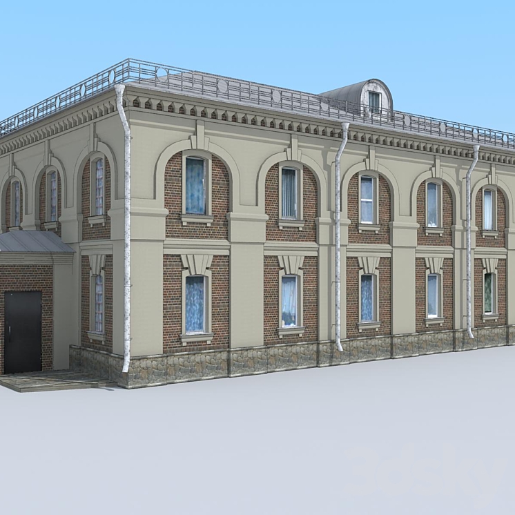 Dom3 Blueprint Dom_3 - Building - 3D model