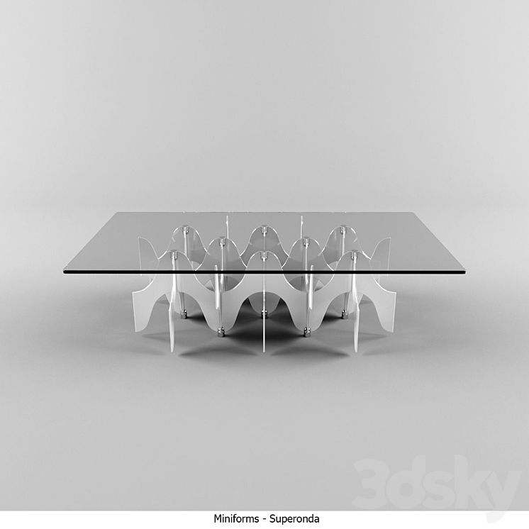 Super Onda - Table - 3D model