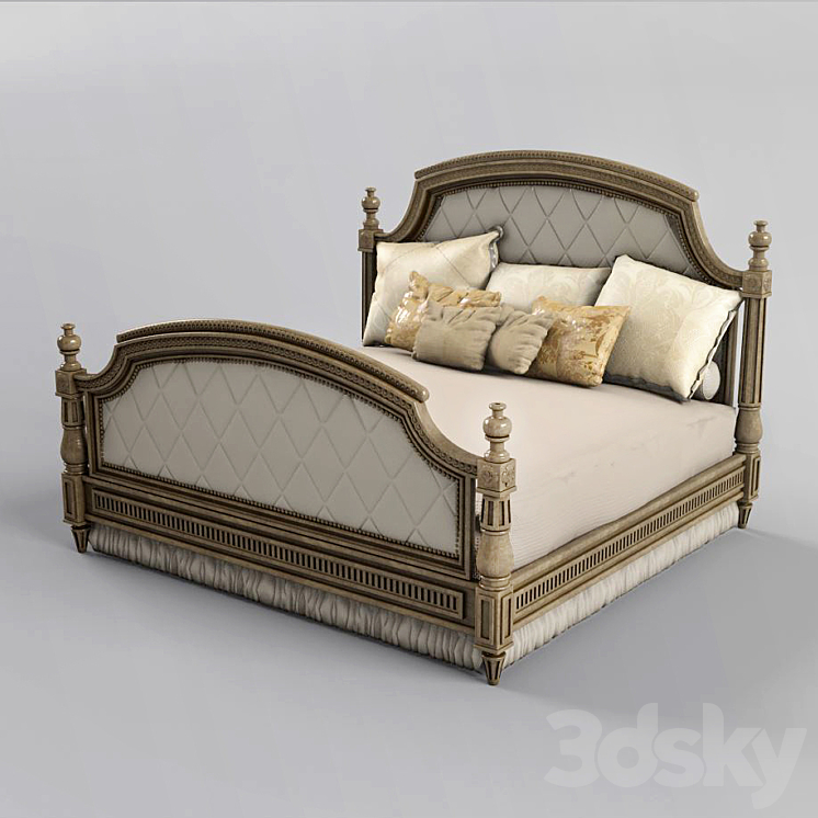 Marge Carson B - Bed - 3D model