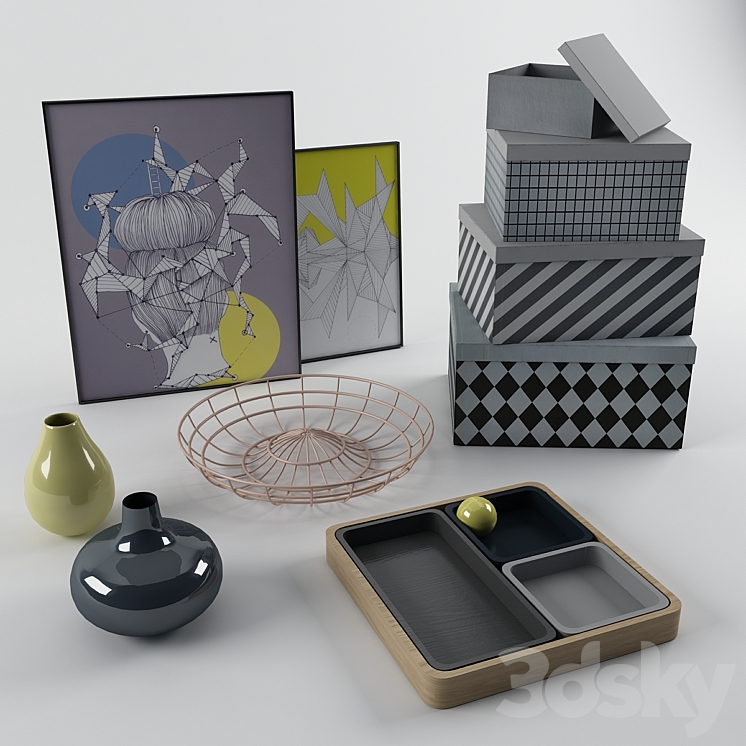 Deco of BoConcept - Other decorative objects - 3D model