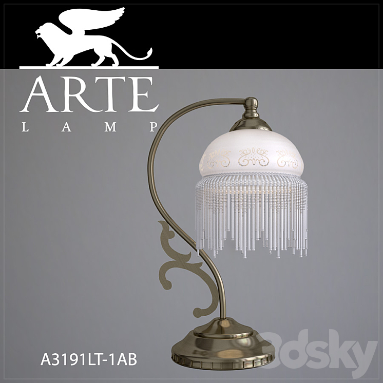 Table lamp Arte Lamp A3191LT-1AB - Table lamp - 3D model