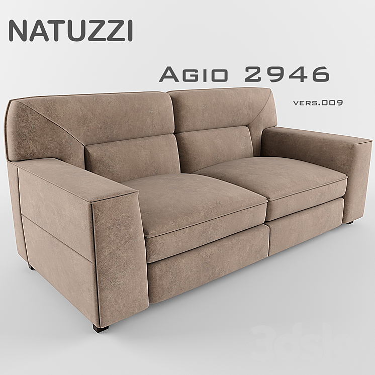 NATUZZI agio - Sofa - 3D model