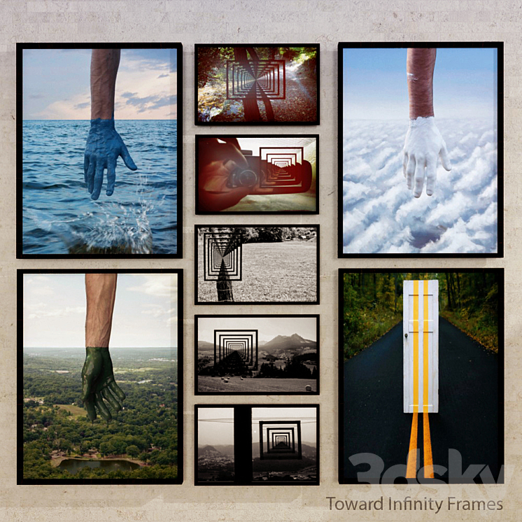 Toward Infinity Frames - Frame - 3D model