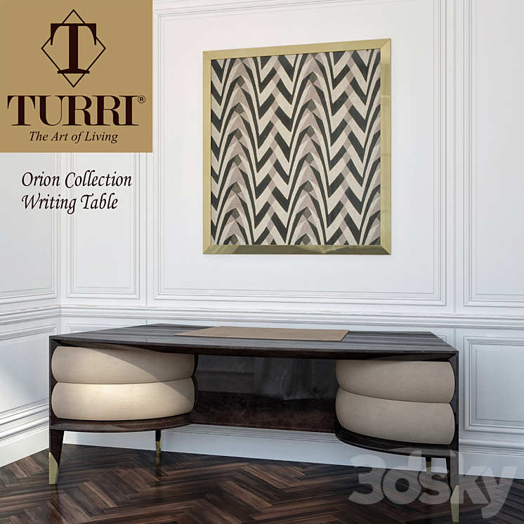 desk Turri Orion - Table - 3D model