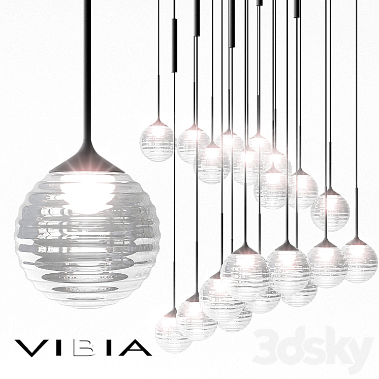 Vibia Algorithm - Pendant light - 3D model