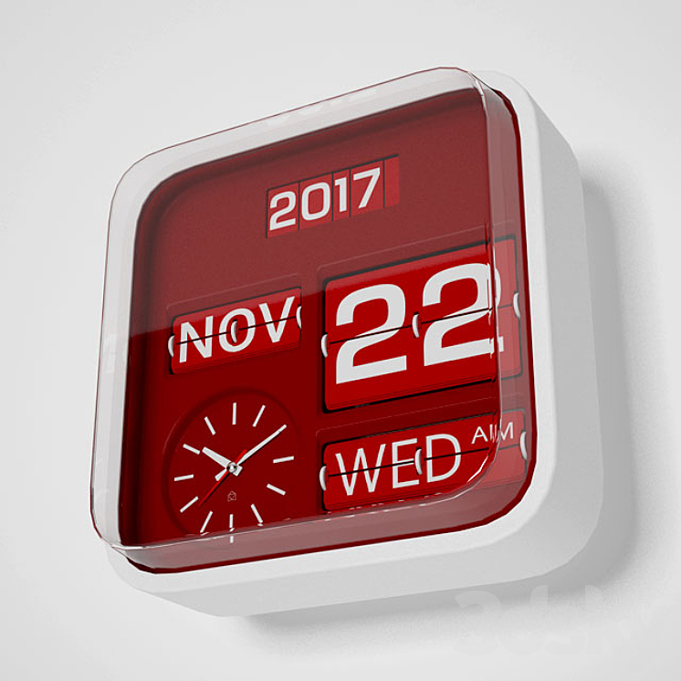 Habitat Flap Clock - Watches & Clocks - 3D model