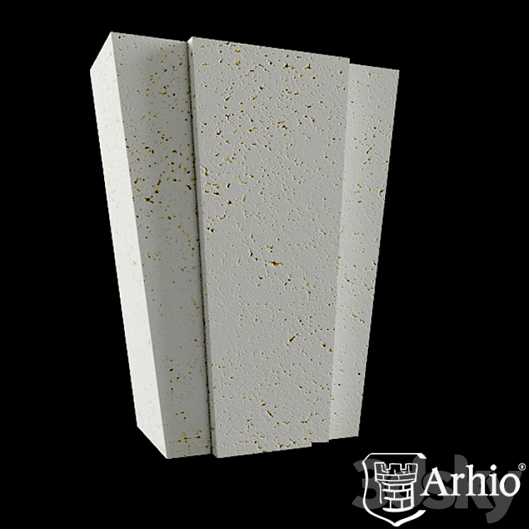 Keystone AZ39-2 Arhio® - Decorative plaster - 3D model