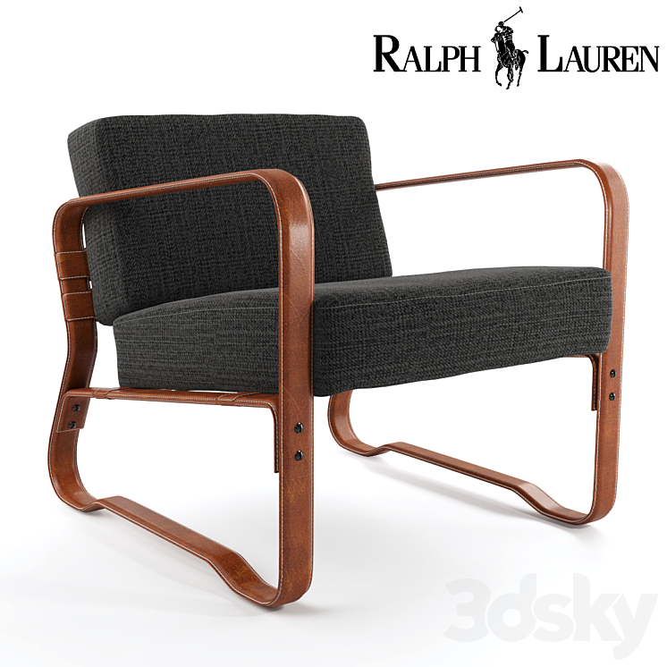 Ralph Lauren-CHAIR - SADDLE - Arm chair - 3D model