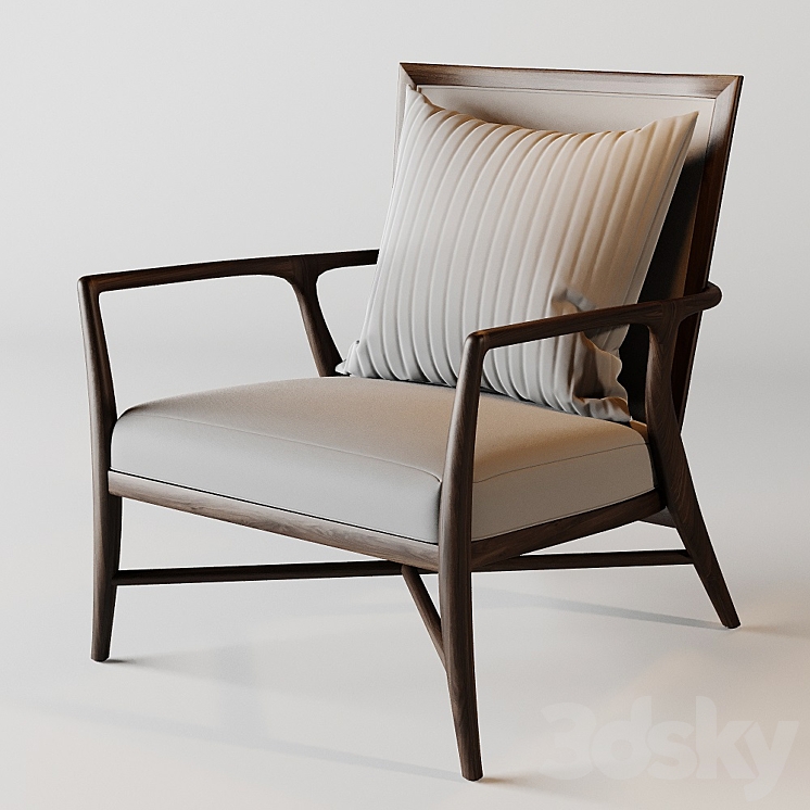 Davenport Lounge Chair Arm chair 3D model