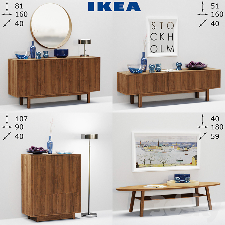 IKEA ストックホルム チェスト